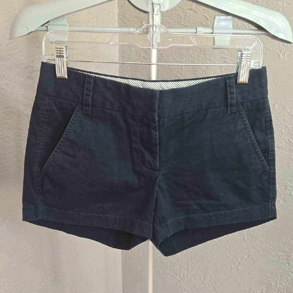 J. Crew Chino Navy Women's Shorts Size 0